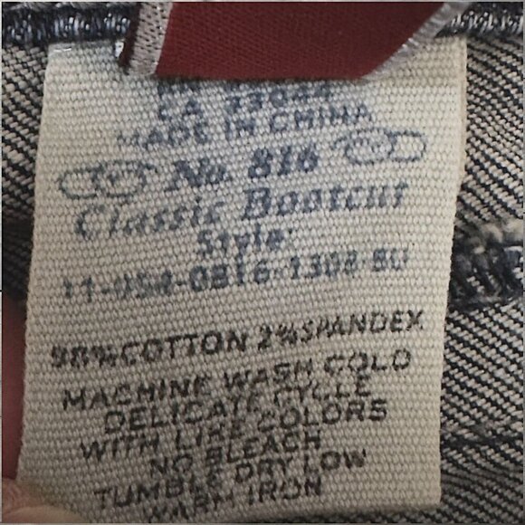 Stetson Womens Classic Bootcut Jean 816 Fit Size 14 XX-Long Distressed Denim - Picture 7 of 8